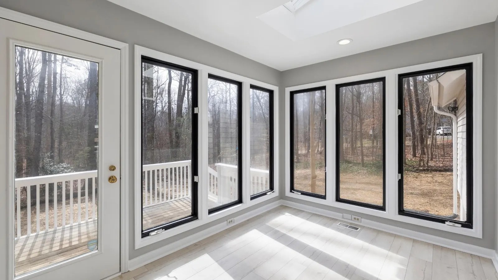 Residential window cleaning in Wagner SD with bright interior glass