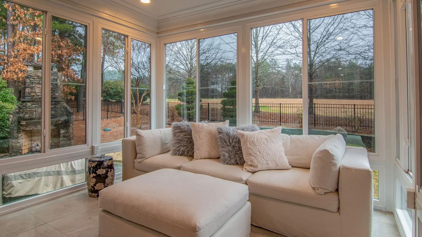 Residential window washing in Wagner SD for living room windows